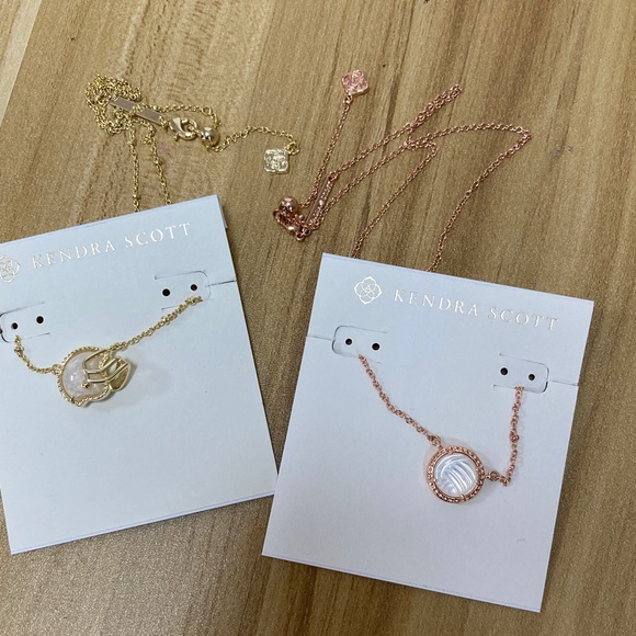 Kendra Scott Gold and Rose Gold Necklaces - Picture 5 of 5